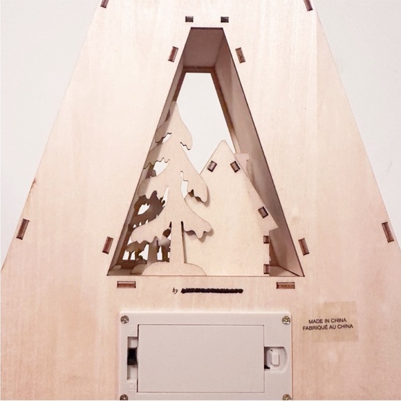 Anthropologie Monogram Wonderland Light Up Scene Letter A NIB - Picture 6 of 13